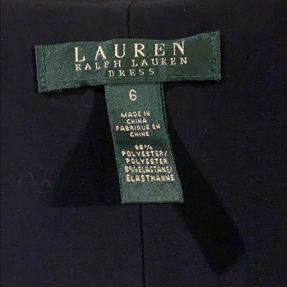 Navy blue wrap dress - Picture 2 of 5